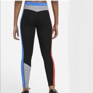 NIKE Dri fit Color Block Athletic Running Pants Leggings Womens 2X